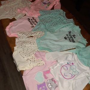 Baby girl shirts/onesies